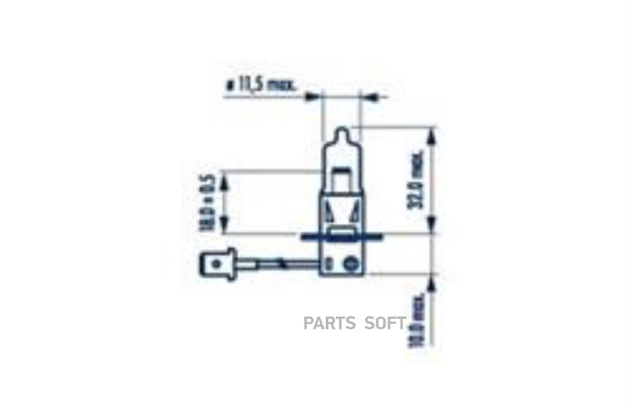 

Лампа H3 HD 24V 70W PK22s NVA C1 HCV