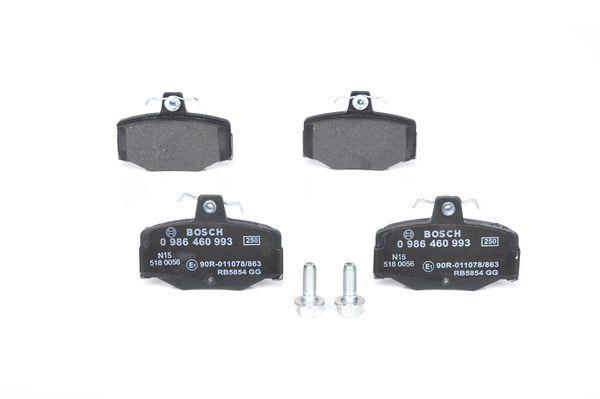 

Комплект тормозных колодок BOSCH 0986460993