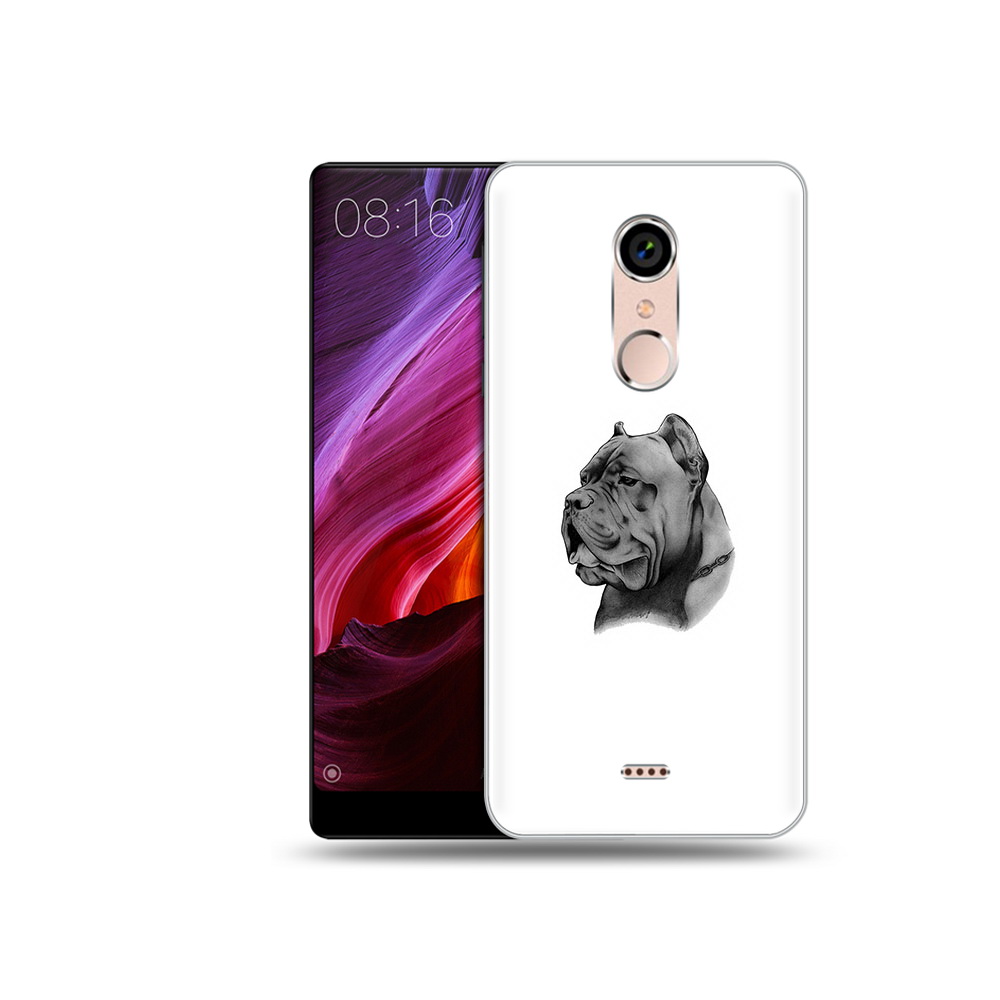 

Чехол MyPads Tocco для BQ 5050 Strike грозный бульдог, Прозрачный, Tocco