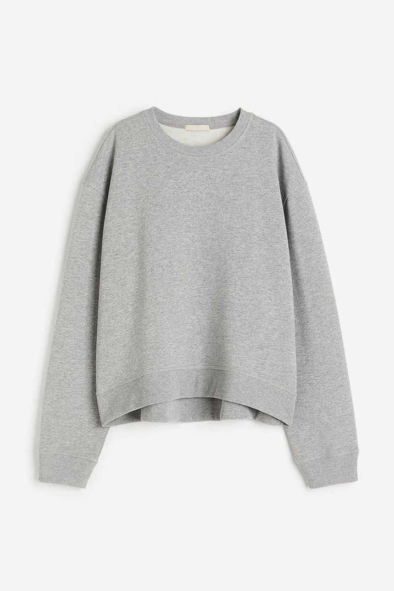 

Свитшот женский H&M 1232606 серый XS, 1232606
