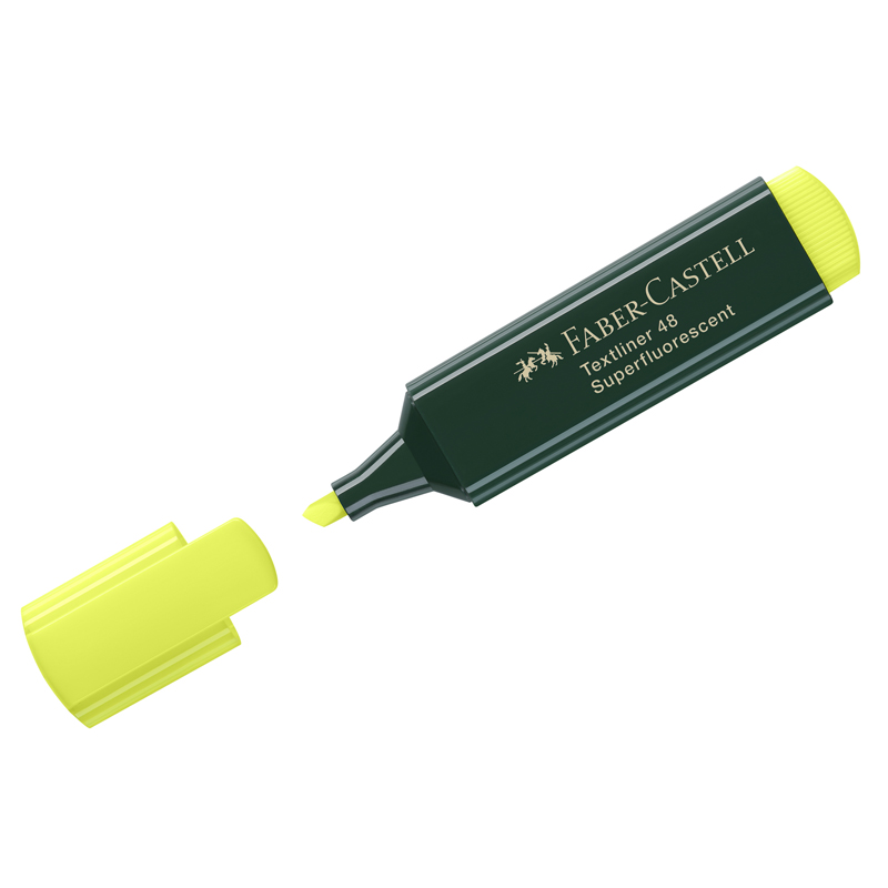 

Маркер-текстовыделитель Faber-Castell 48 (1-5мм, желтый) (145099), 5шт.