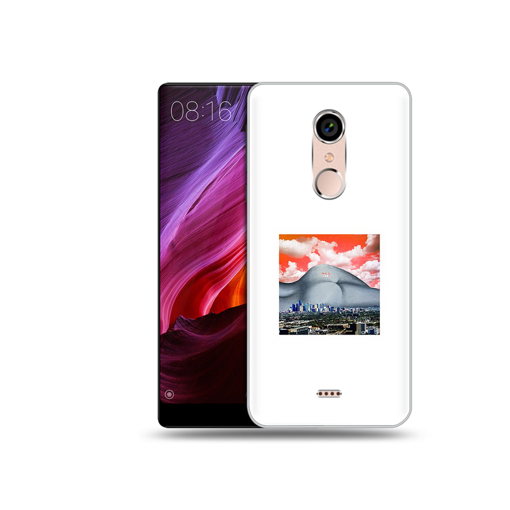 

Чехол MyPads Tocco для BQ 5050 Strike город с девушкой на фоне, Прозрачный, Tocco