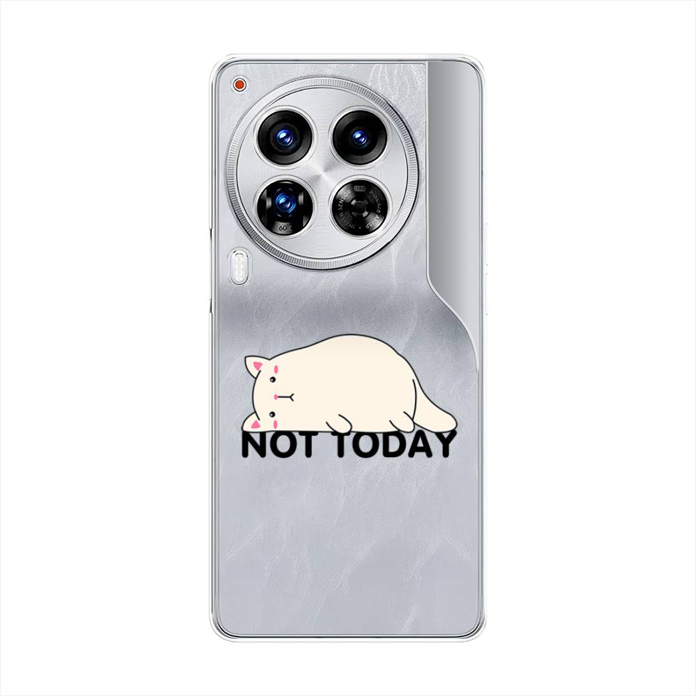 

Силиконовый чехол "Cat not today" на Tecno Camon 30 Premier, Прозрачный, 305450-1