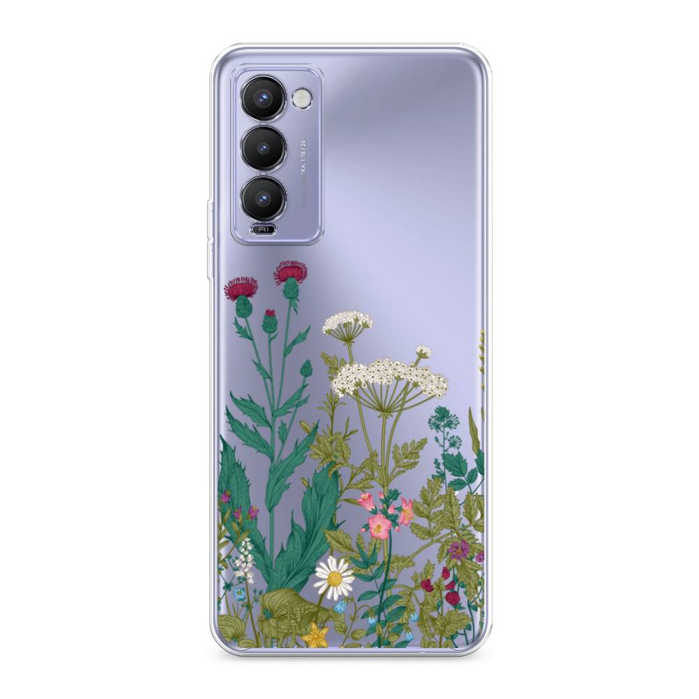 фото Чехол на tecno camon 18"дикие полевые цветы" case place