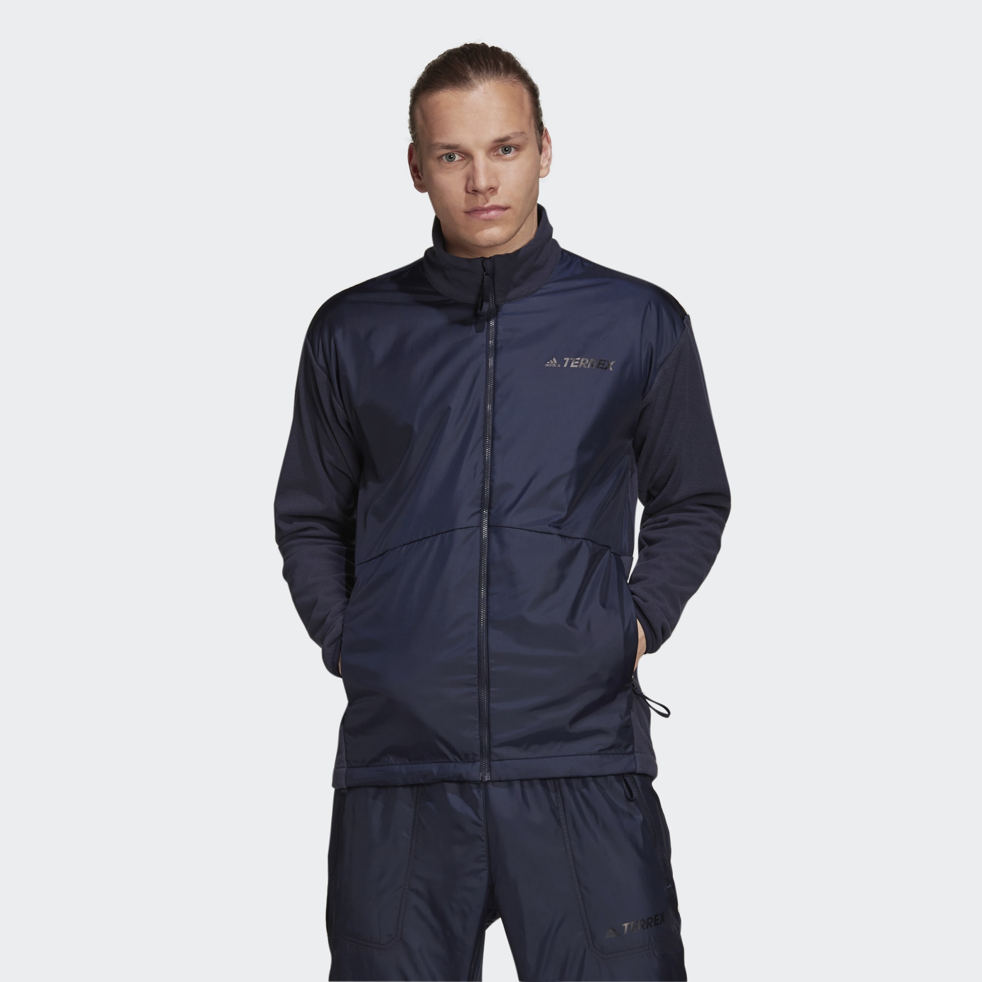 фото Спортивная ветровка мужская adidas gu6502 синяя 2xl