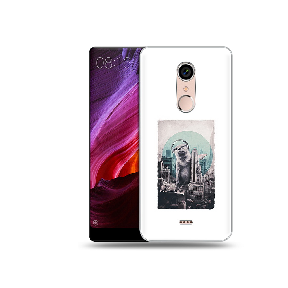 

Чехол MyPads Tocco для BQ 5050 Strike выдра в городе, Прозрачный, Tocco