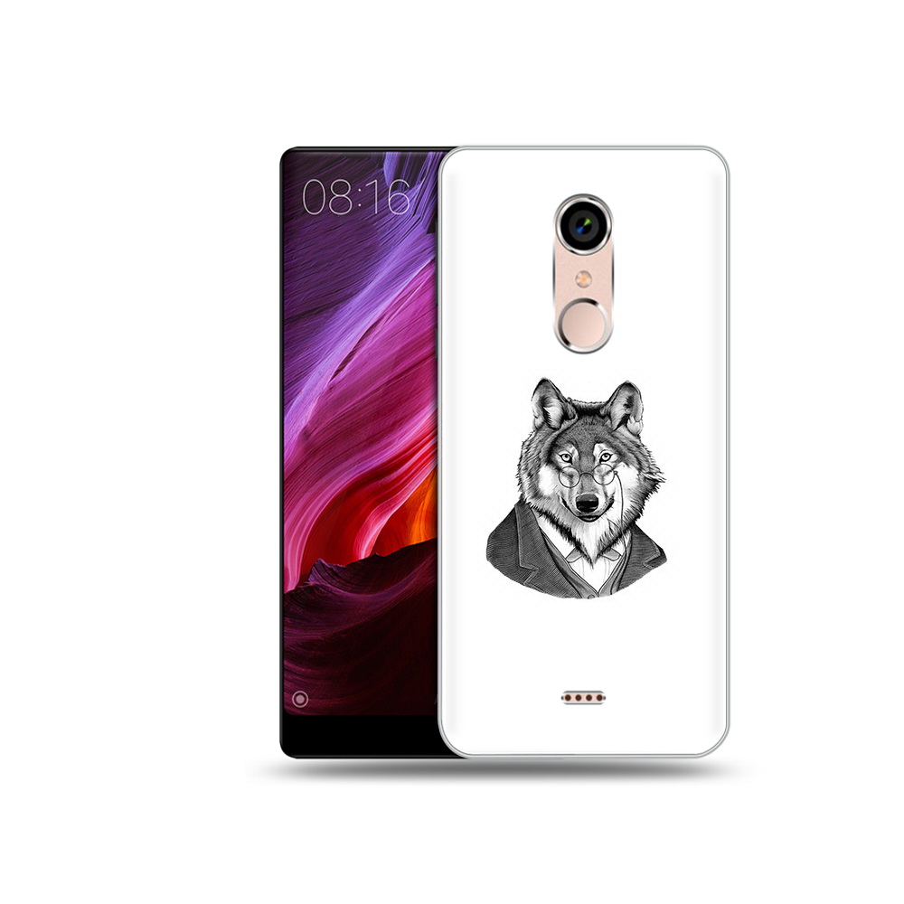 

Чехол MyPads Tocco для BQ 5050 Strike волк в пиджаке, Прозрачный, Tocco