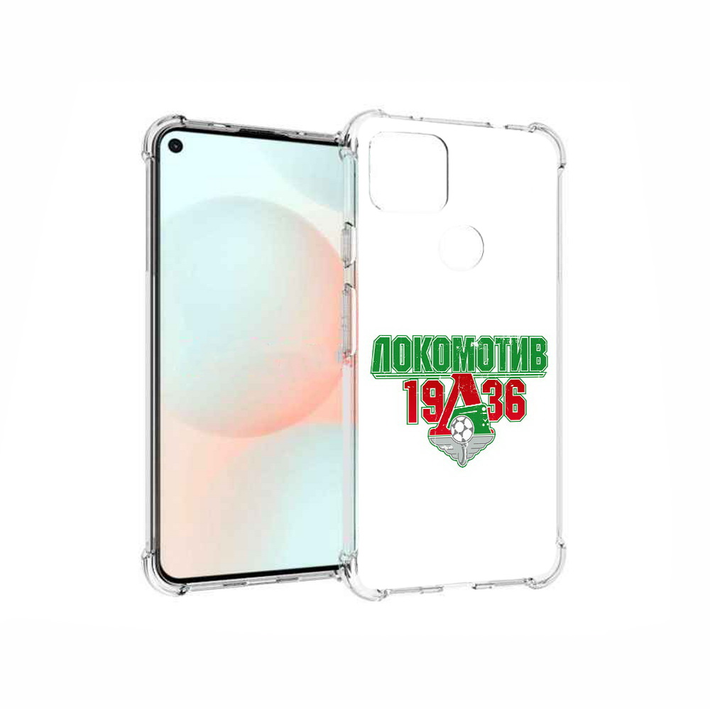 

Чехол MyPads Tocco для Google Pixel 5A ФК локомотив 1936, Прозрачный, Tocco