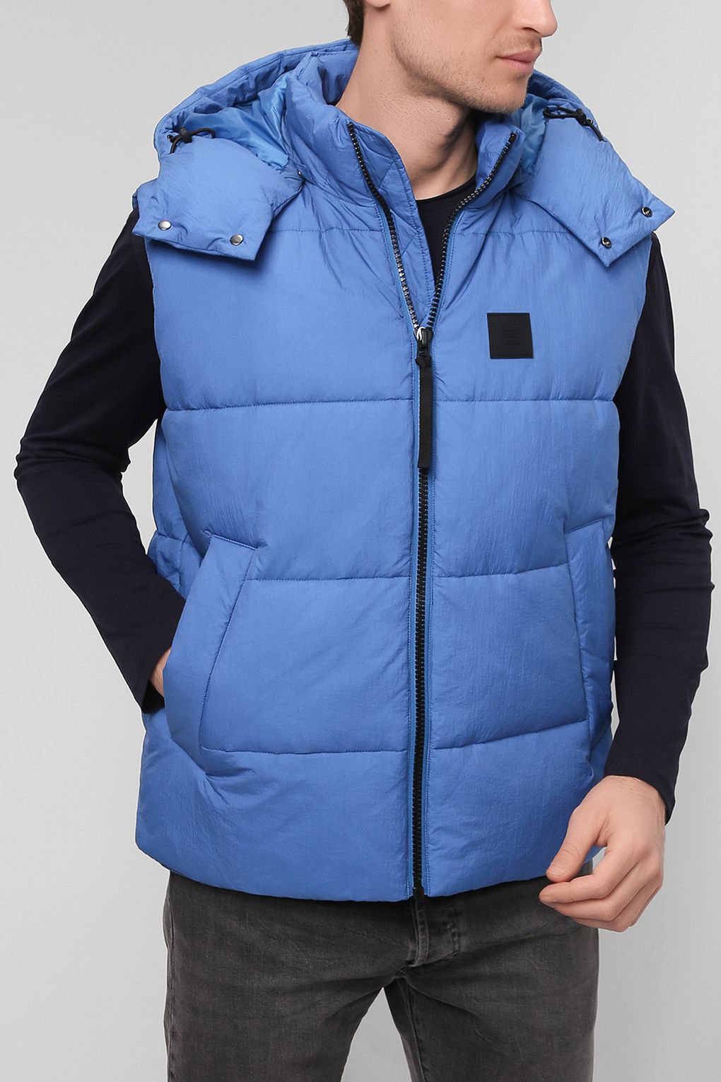 

Утепленный жилет мужской Marc O'Polo Denim 260 0351 72026 голубой L, 260 0351 72026
