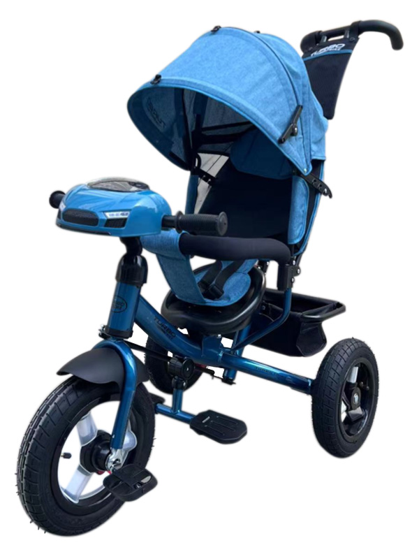 

Трехколесный велосипед Sportsbaby Turbo MS-0637 IC голубой, MS-0637