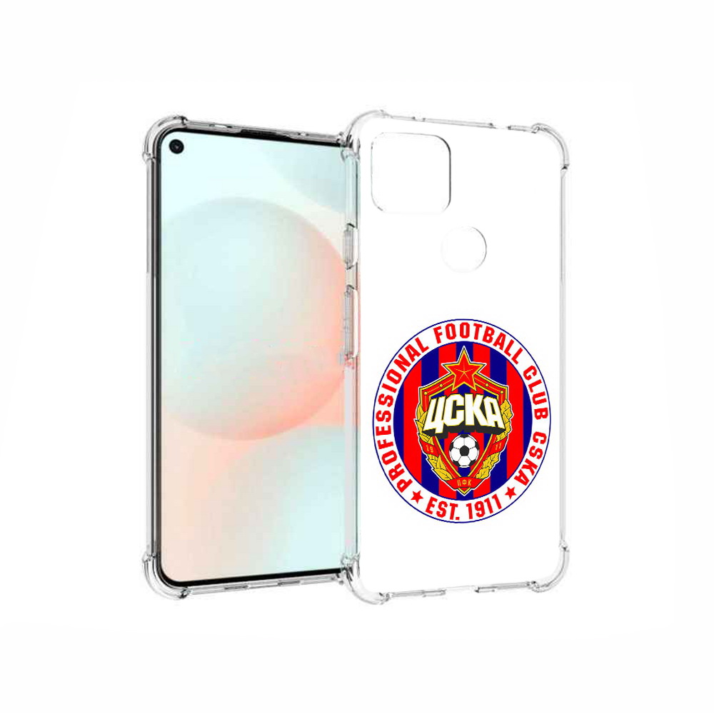

Чехол MyPads Tocco для Google Pixel 5A ФК ЦСК логотип, Прозрачный, Tocco