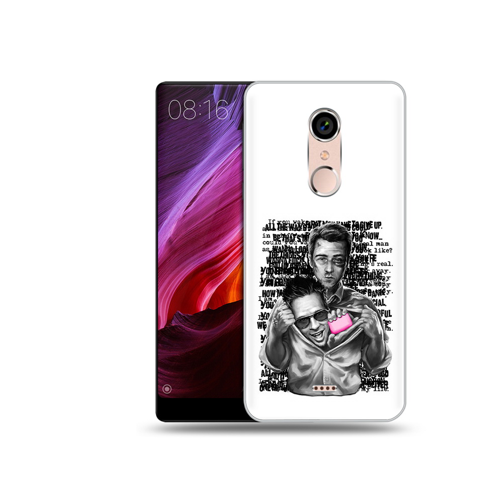 

Чехол MyPads Tocco для BQ 5050 Strike бойцовский клуб, Прозрачный, Tocco