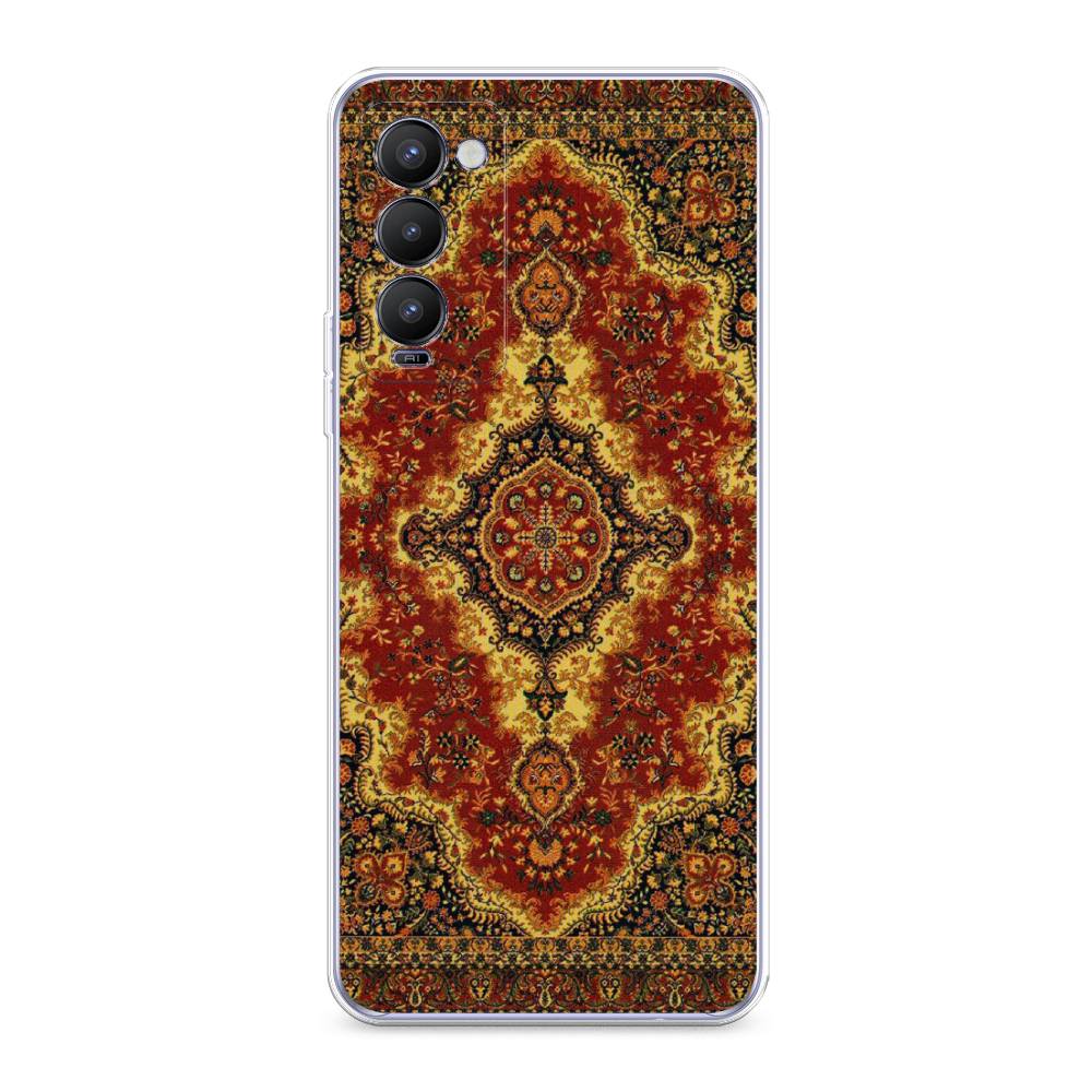 

Чехол на Tecno Camon 18 "Ковер", Коричневый;золотистый;красный, 300650-3