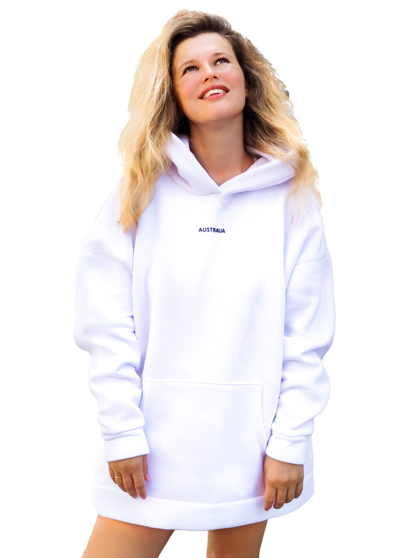 

Худи женское Aussie wear Australia белое S, Australia