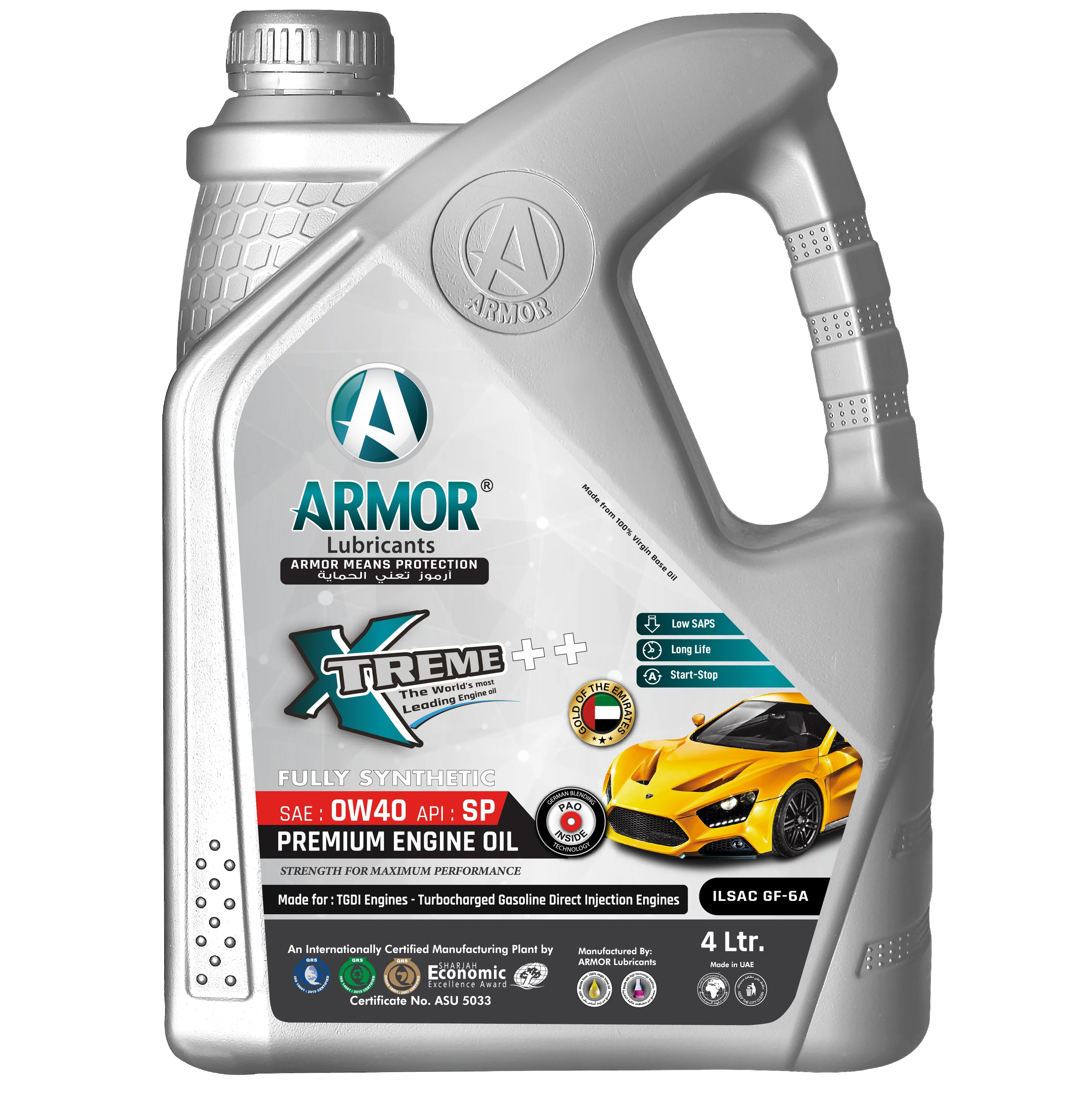 Масло моторное Armor Xtreme++ 0W-40, 4л.