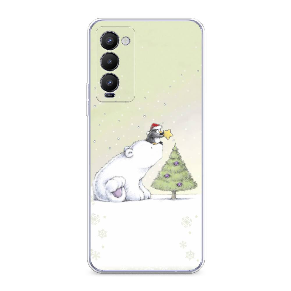 

Чехол на Tecno Camon 18 "Украшение елки", Белый;бежевый, 300650-5