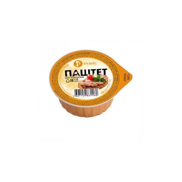 

Паштет из куриной печени Равис Для завтрака 95 г