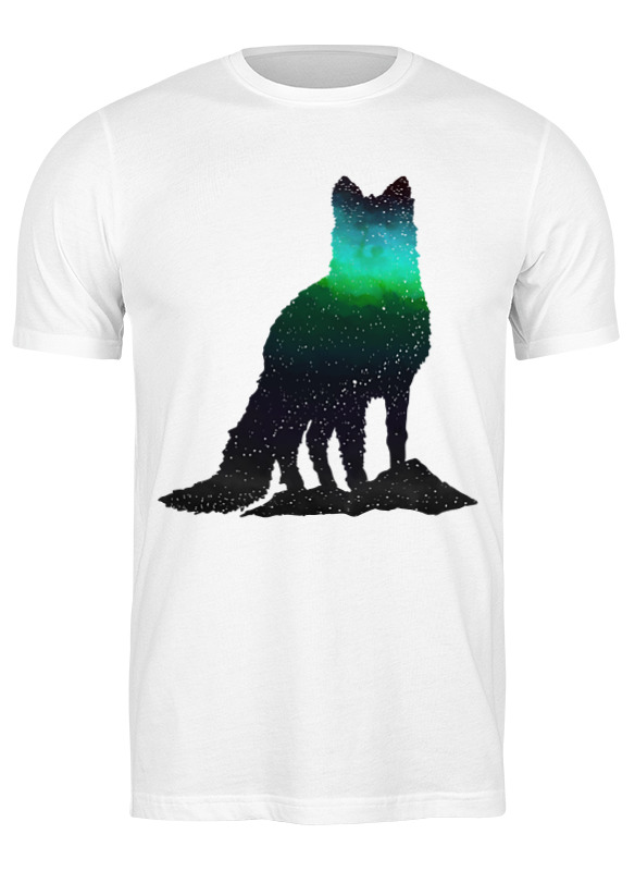 

Футболка мужская Printio Fox here белая XL, Белый, Fox here