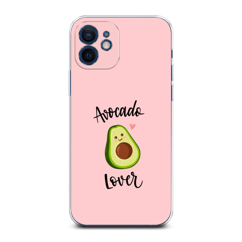 

Чехол на Apple iPhone 12 Mini "Avocado lover", Розовый;зеленый, 12650-6
