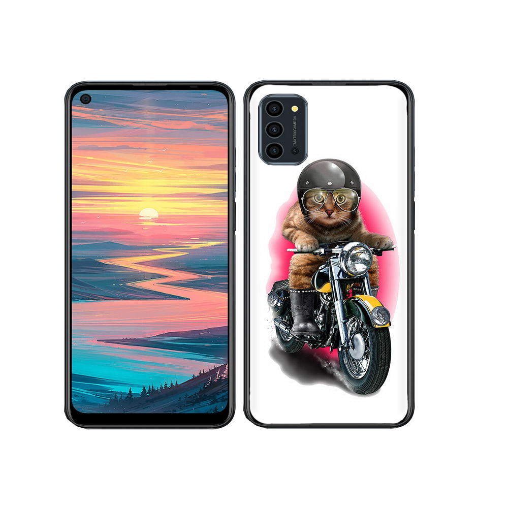 

Чехол MyPads Tocco для Oukitel K9 Pro мото-кот, Прозрачный, Tocco