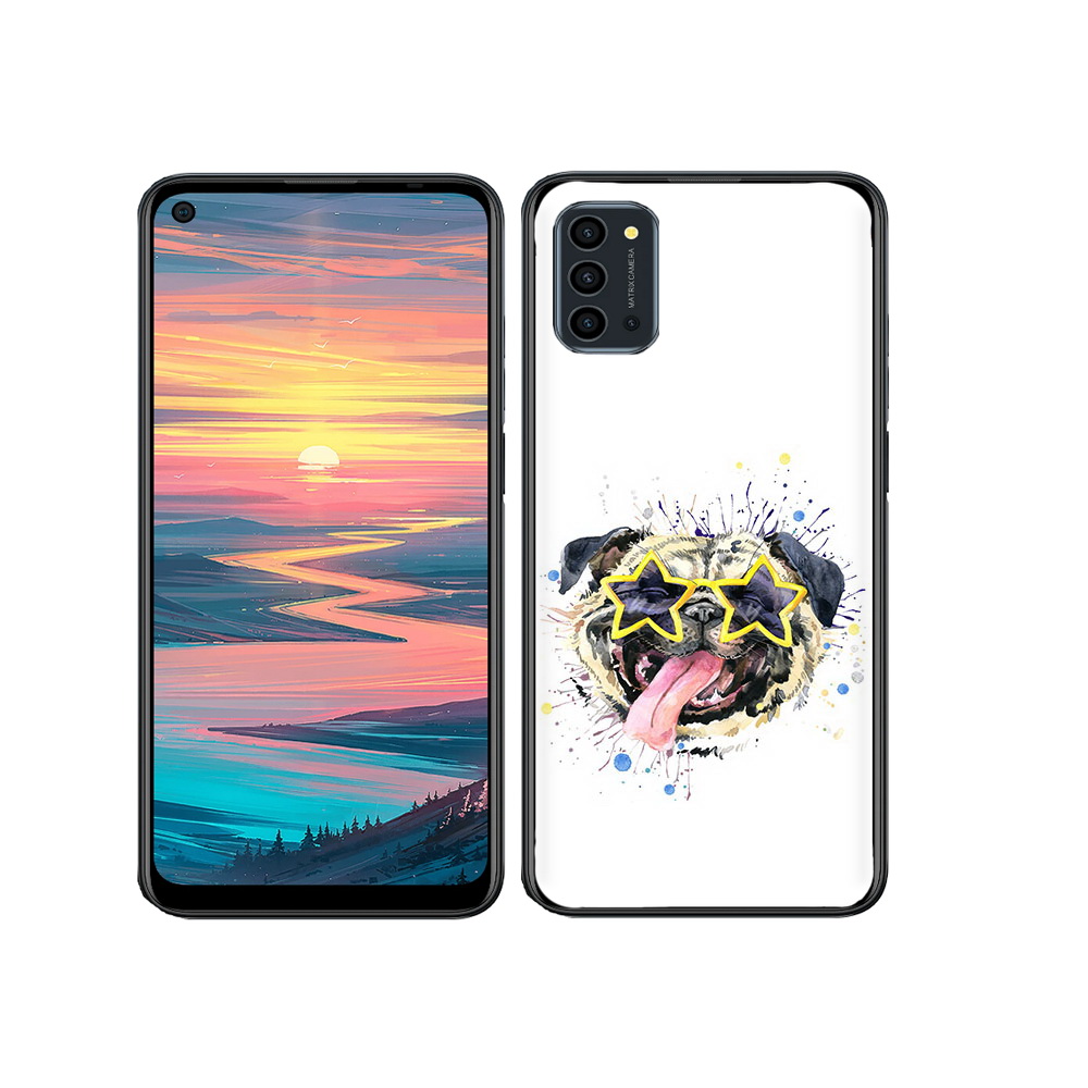 

Чехол MyPads Tocco для Oukitel K9 Pro мопс боксер, Прозрачный, Tocco