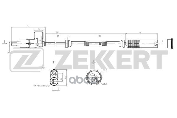 

Датчик ABS передн. BMW 3 (E36) 90- Z3 (E36) 95-