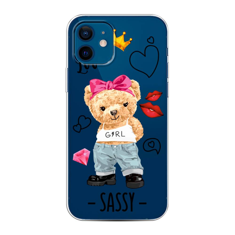 

Чехол на Apple iPhone 12/12 Pro "Sugar Mommy", Голубой;белый;розовый, 12550-6