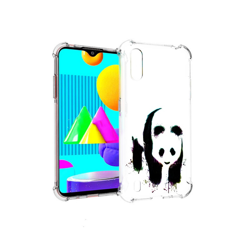 

Чехол MyPads Tocco для Samsung Galaxy M01 панда в акварели (PT151401.486.532), Прозрачный, Tocco