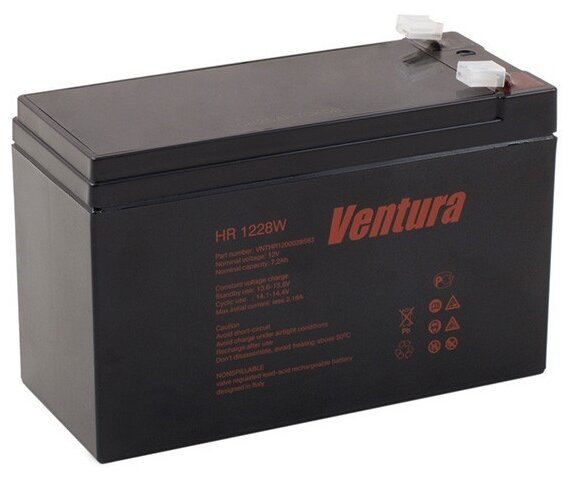 

Аккумуляторная батарея Ventura HR1228W 12V/7Ah