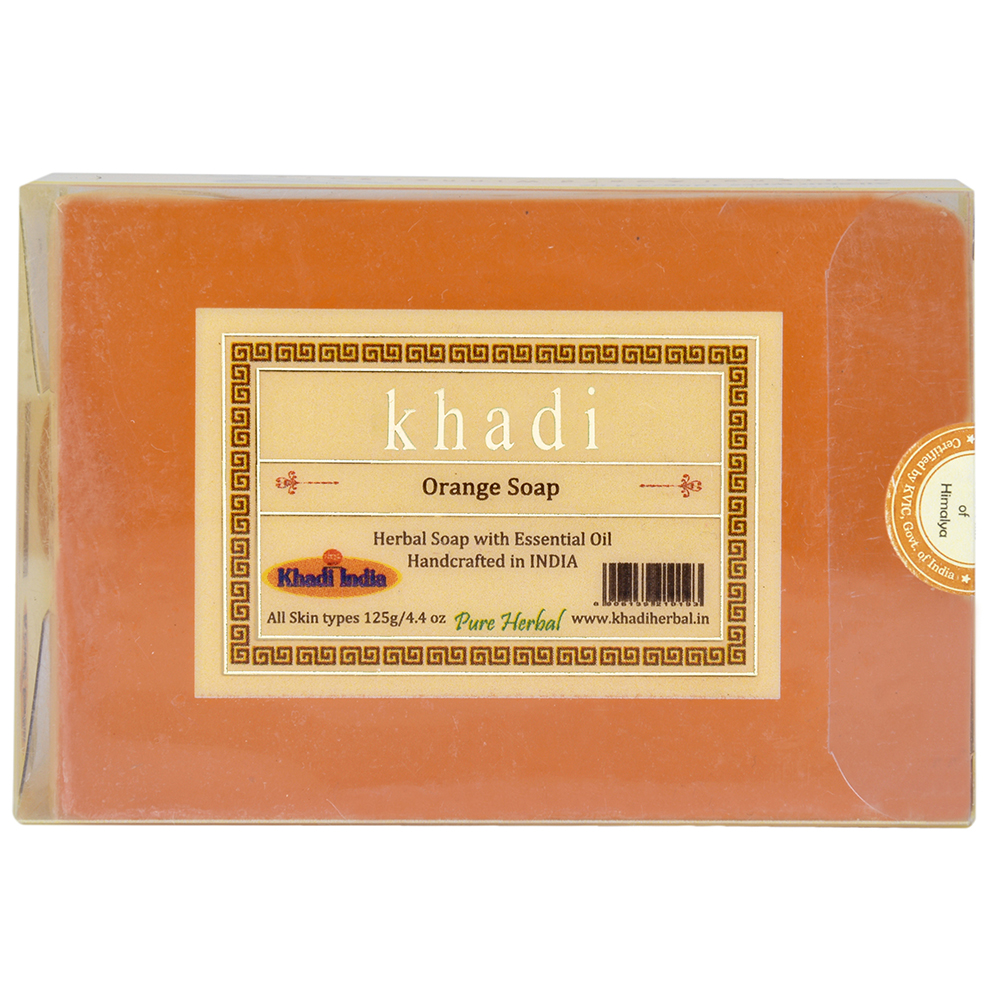 Купить Мыло KHADI Апельсиновое мыло Bath Soap Orange Хади Khadi India 125 г, Хади Индия