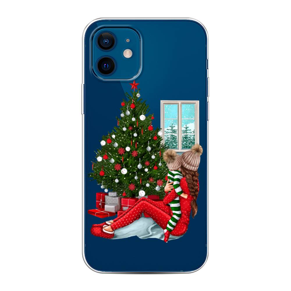 

Чехол на Apple iPhone 12/12 Pro "Новый год с мамой", Красный;зеленый;голубой, 12550-6