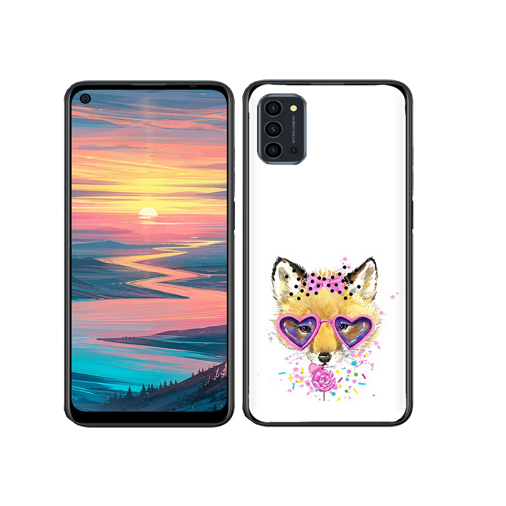 

Чехол MyPads Tocco для Oukitel K9 Pro лисенок с бантиком, Прозрачный, Tocco