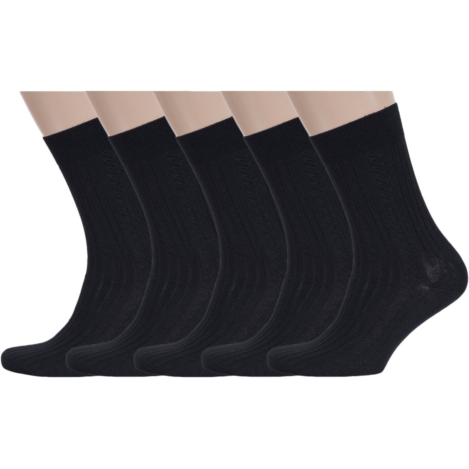 

Комплект носков мужских Rusocks 5-М-340/1 черных 29, Черный, 5-М-340/1