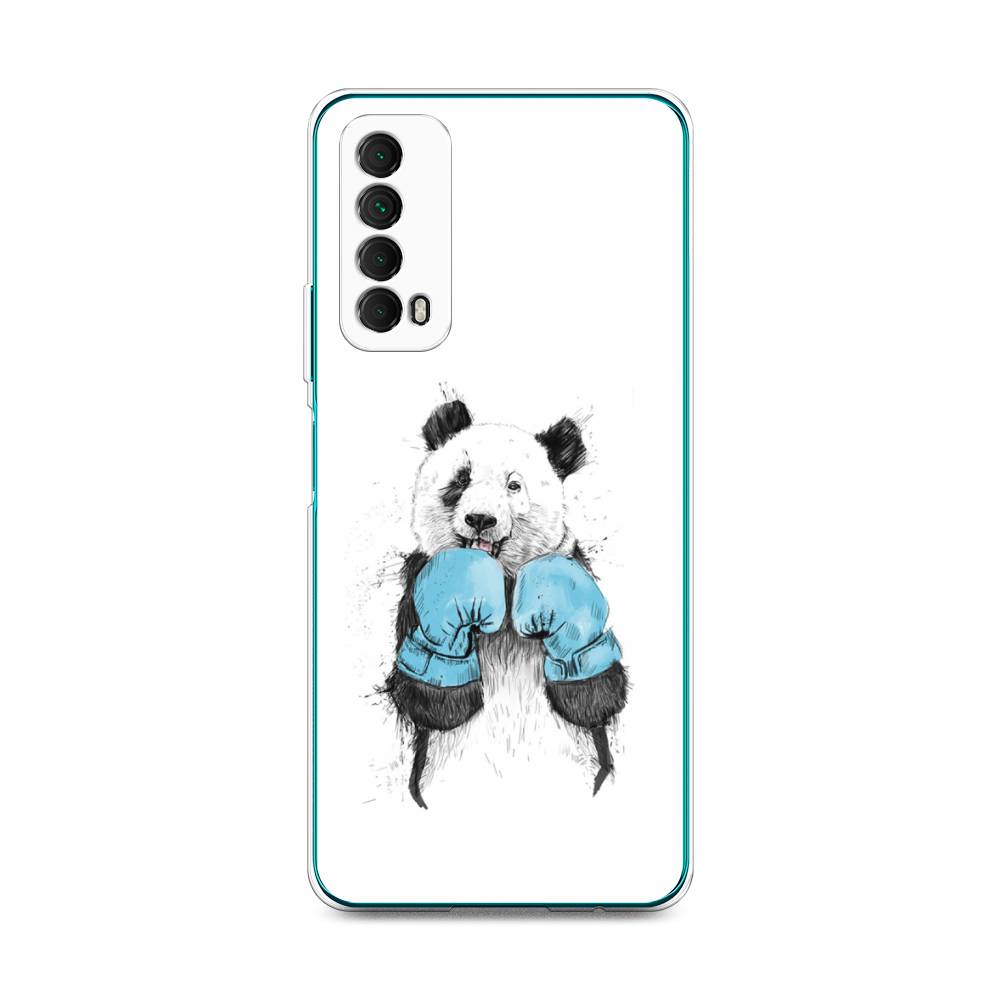 

Чехол для Huawei P Smart 2021 "Панда боксер", Голубой;белый;серый, 6104750-1