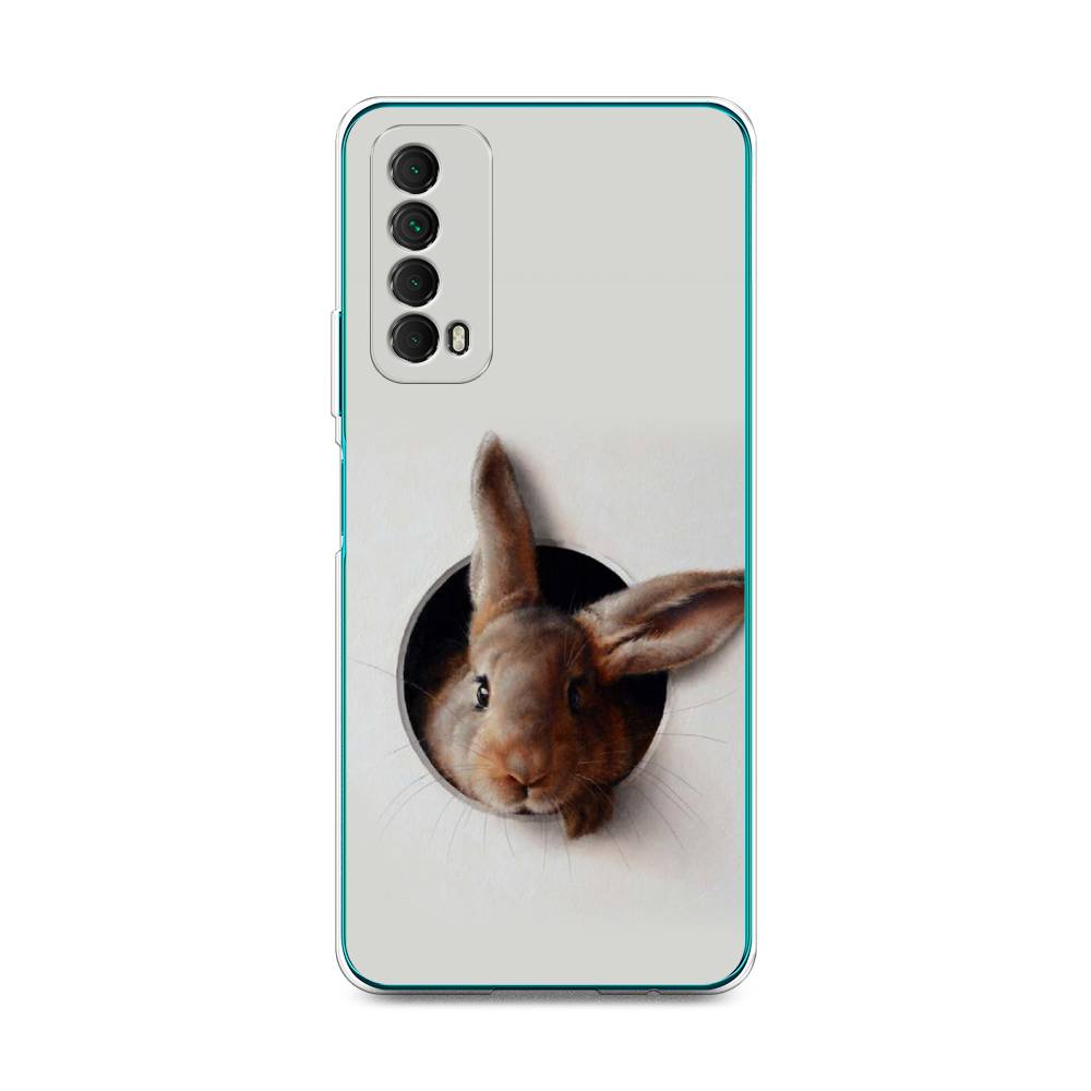 

Чехол на Huawei P Smart 2021 "Любопытный кролик", Серый;коричневый, 6104750-1