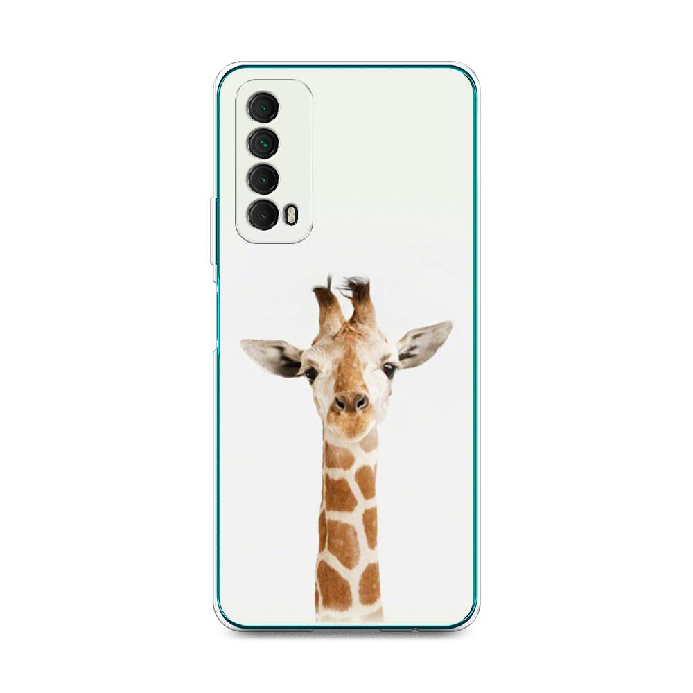 

Чехол для Huawei P Smart 2021 "Любопытный жираф", Бежевый;коричневый, 6104750-1