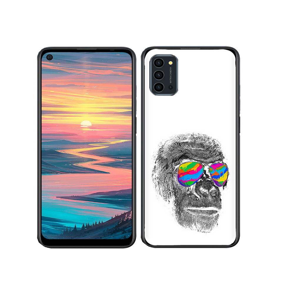 

Чехол MyPads Tocco для Oukitel K9 Pro крутая обезьяна в очках, Прозрачный, Tocco