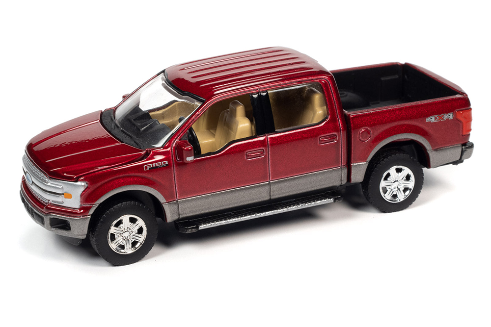 Ford F-150 2019 ruby red metallic with magnetic lower body color (красный)