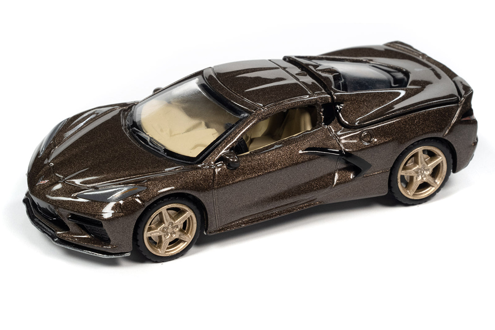 Модель коллекционная Chevrolet corvette C8 2020 zeus bronze (коричневый металлик)