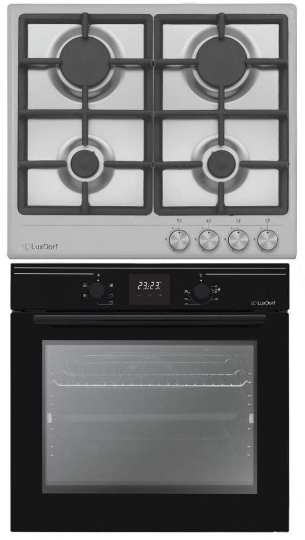 

Комплект встраиваемой техники LuxDorf H60V40M550 + B6EB56050, H60V40M550 + B6EB56050