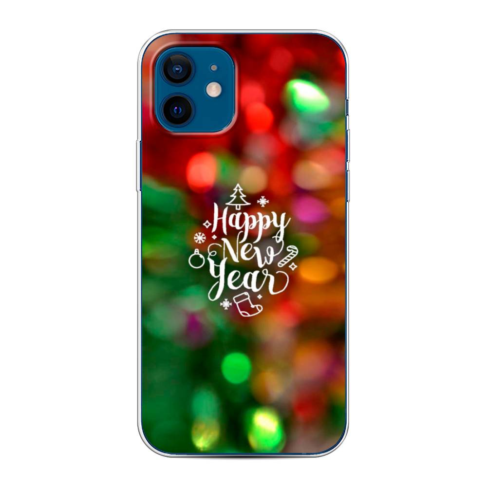 

Чехол для Apple iPhone 12/12 Pro "Новый Год на елке", Зеленый;красный;желтый, 12550-5