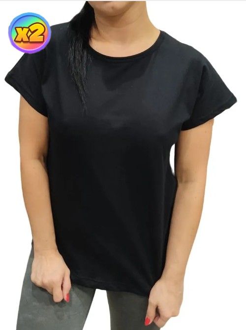 

Комплект футболок женских No Brand 1 черных 54 RU, Черный, 1