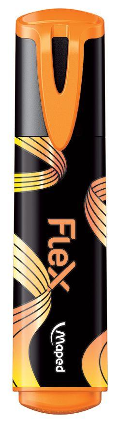 Набор маркеров-текстовыделителей Maped FluoPeps Flex 1-5мм гибкий наконечник 4шт 12 уп 5385₽