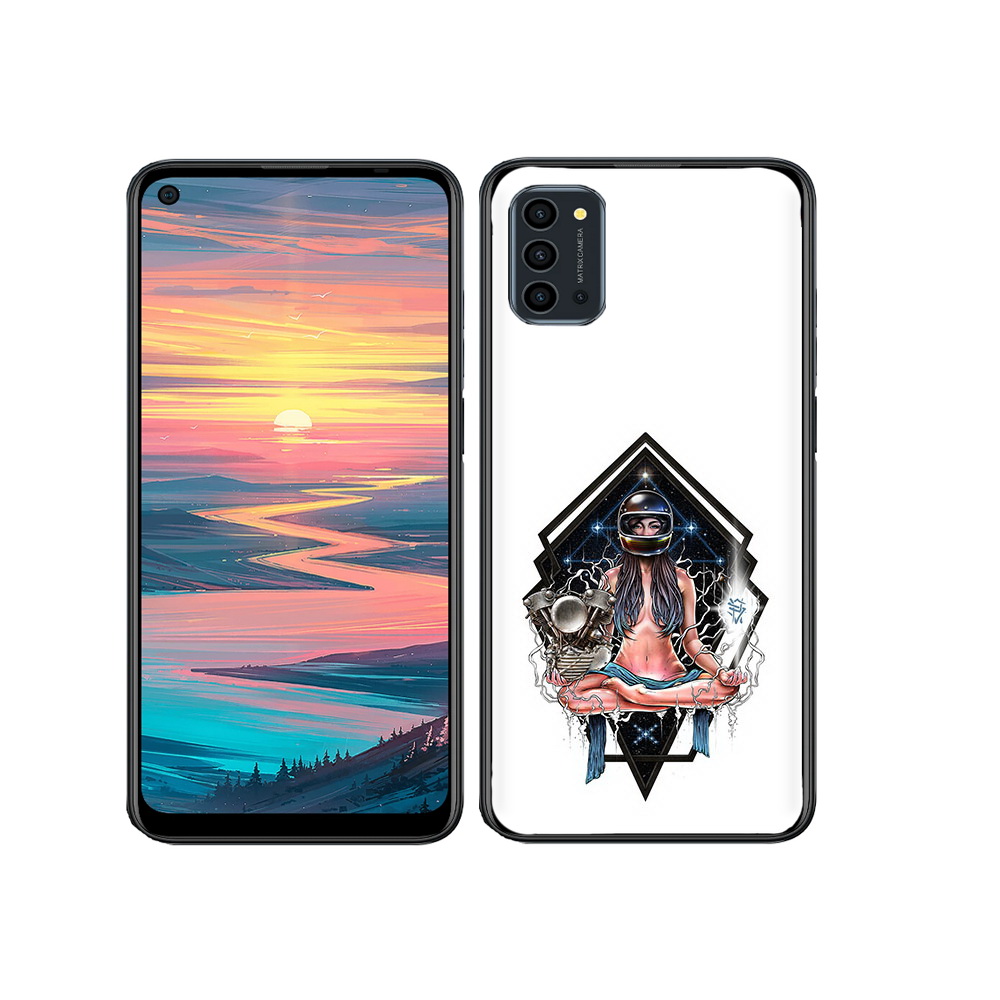 

Чехол MyPads Tocco для Oukitel K9 Pro красивая девушка в шлеме, Прозрачный, Tocco