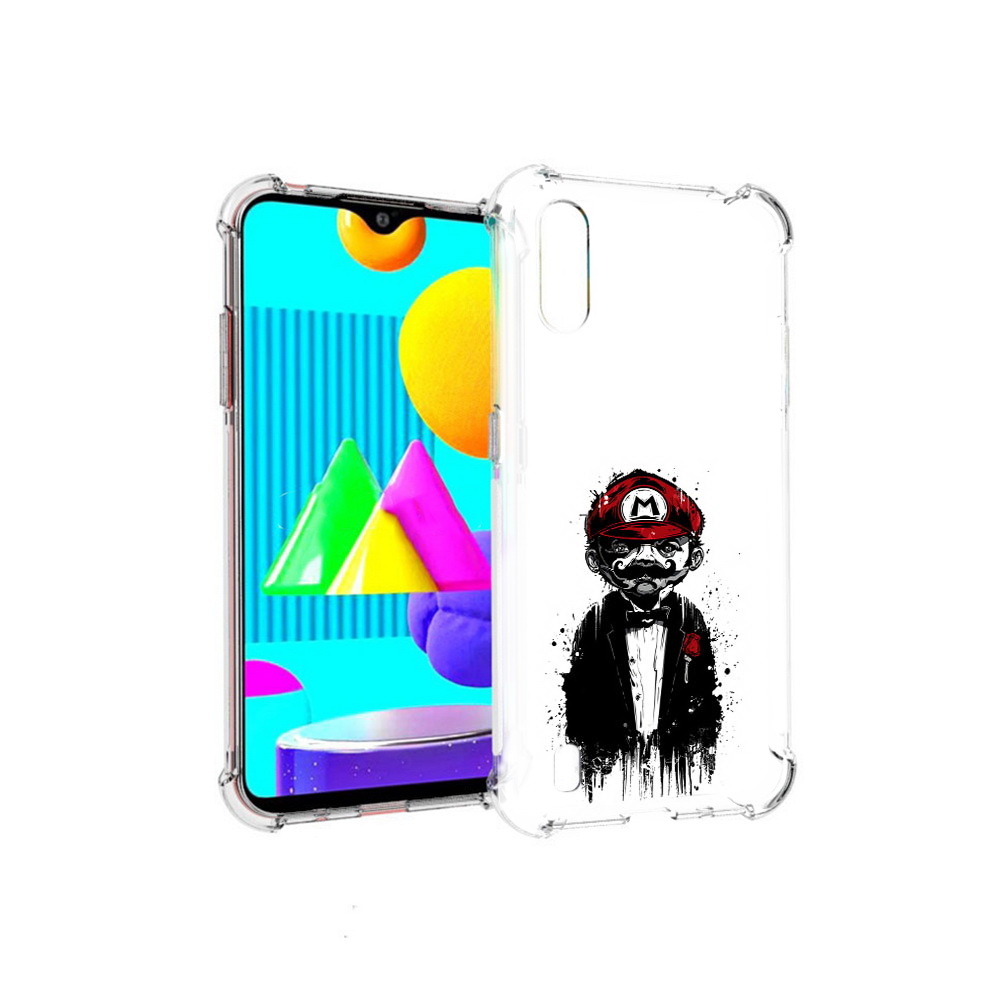 

Чехол MyPads Tocco для Samsung Galaxy M01 марио (PT151401.486.458), Прозрачный, Tocco