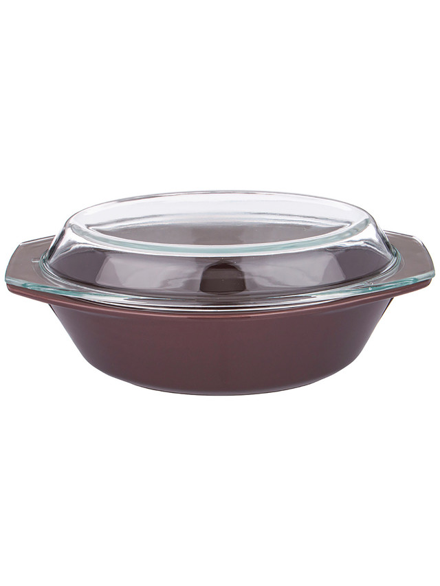 

Блюдо для запекания с крышкой Agness 21,3x35,5x13,4 см 2,5 л 189-310, Коричневый