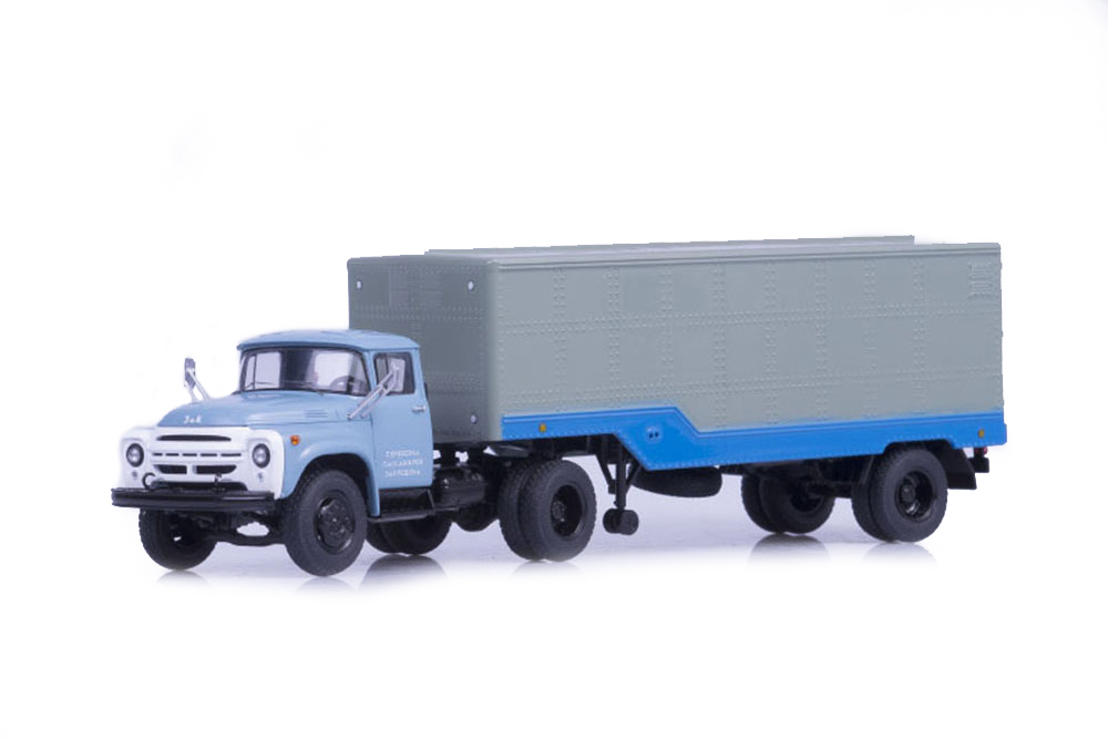 Zil 130B1 early facing with ODAZ-794 semi-trailer (ussr russian) | зил 130В1 ранняя облицо