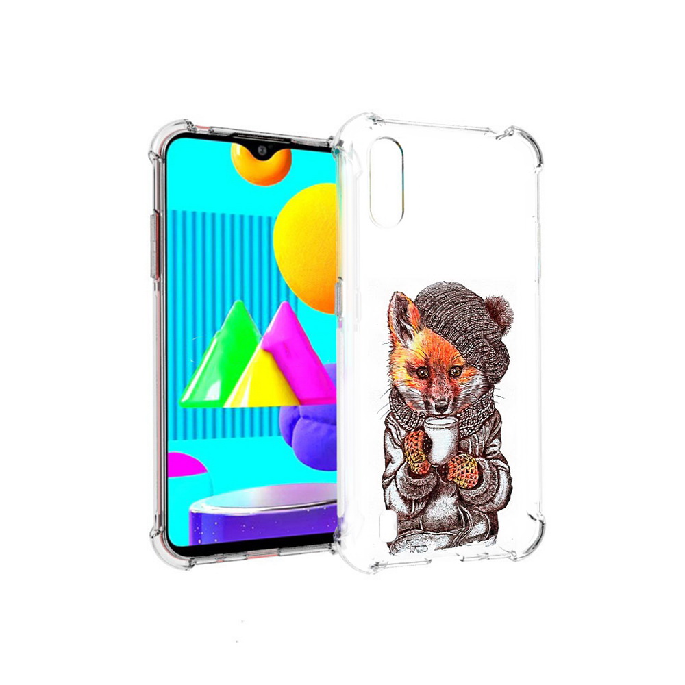 

Чехол MyPads Tocco для Samsung Galaxy M01 лиса в шапке (PT151401.486.437), Tocco