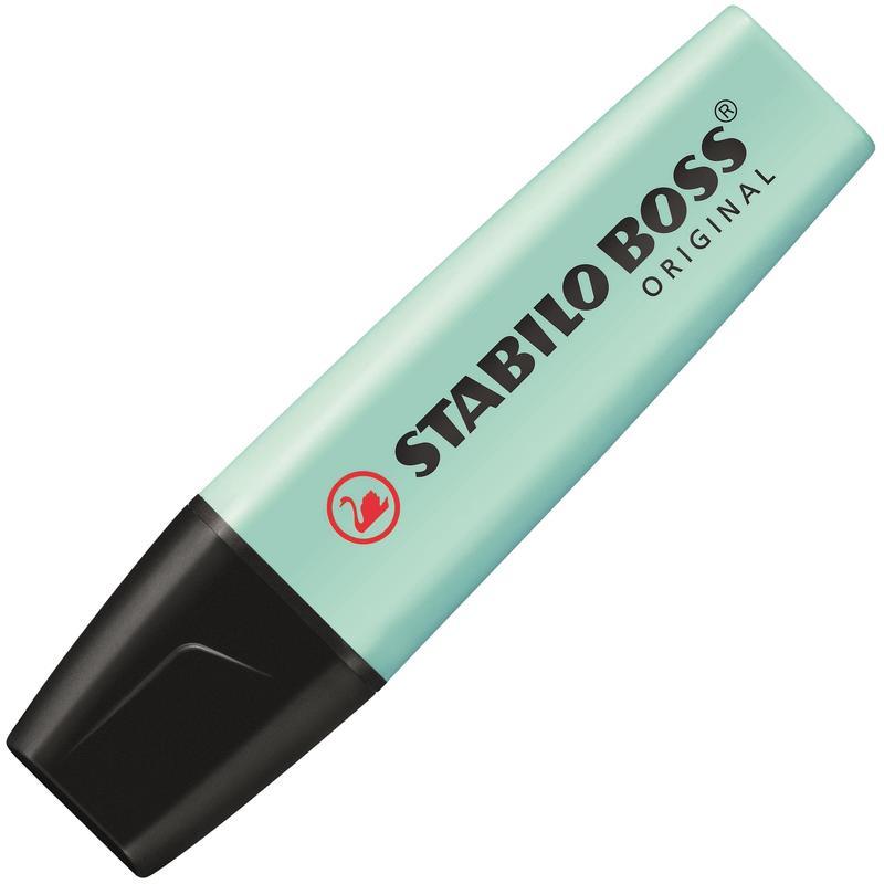 

Маркер-текстовыделитель Stabilo Boss Original Pastel (2-5мм, бирюзовый) (70/113), 10шт., Голубой