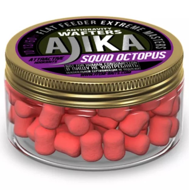 

Бойлы Ffem Ajika Wafters 10x13 Squid Octopus, Ajika Wafters 10x13 Squid Octopus